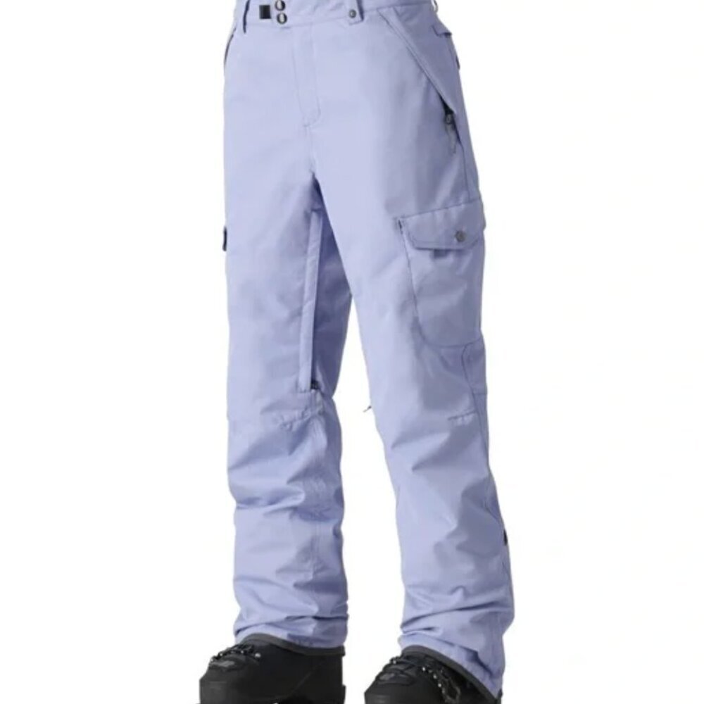 686 Aura Pants Insulated Cargo Snowboard Winter Snow Purple Womens Size Large